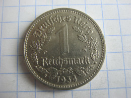 Germany 1 Reichsmark 1934 D - 1 Reichsmark