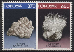 Färöer 1992 Mineralien 237/38 Postfrisch - Faroe Islands
