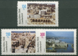 Türkisch-Zypern 1988 Tourismus: Nikosia, Kyrenia, Famagusta 225/27 Postfrisch - Neufs