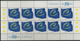 Bund 1999 50 Jahre Europarat Kleinbogen 2049 K Postfrisch (C15396) - Otros & Sin Clasificación