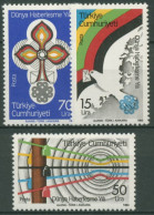 Türkei 1983 Weltkommunikationsjahr 2645/47 Postfrisch - Nuevos