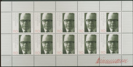 Bund 1999 100. Geb. Von Gustav Heinemann Kleinbogen 2067 K Postfrisch (C15411) - Sonstige & Ohne Zuordnung