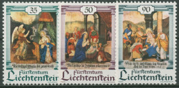 Liechtenstein 1990 Weihnachten Fastentuch Weihnachtsgeschichte 1005/07 Postfr. - Nuovi