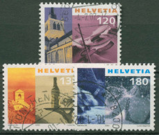 Schweiz 2000 Tourismus Kultur Gastronomie Thermalbad 1727/29 Gestempelt - Used Stamps