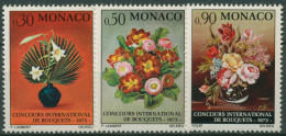 Monaco 1972 Blumenbinderei Gestecke 1068/70 Postfrisch - Nuevos