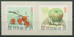 Schweiz 2006 Alte Obstsorten Kirsche Apfel 1982/83 Gestempelt - Used Stamps