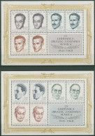 Jugoslawien 1968 Nationalhelden Block 13/14 Postfrisch (C93476) - Blocks & Sheetlets