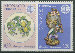 Monaco 1976 Europa CEPT Kunsthandwerk Keramik 1230/31 Postfrisch - Neufs