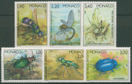 Monaco 1987 Mercantour-Nationalpark Insekten Libelle Käfer 1796/01 Postfrisch - Nuevos