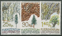 Liechtenstein 1986 Pflanzen Bäume Baumrinden 913/15 Postfrisch - Unused Stamps