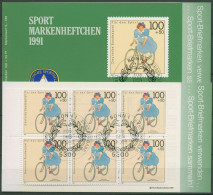 Bund Deutsche Sporthilfe 1991 Markenheftchen SMH 15 (1500) Gestempelt (C99043) - Autres & Non Classés