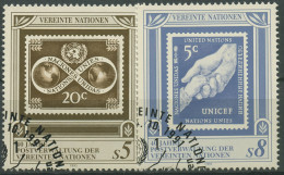 UNO Wien 1991 Postverwaltung UNPA MiNr. 5 New York 121/22 Gestempelt - Usati