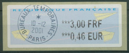 Frankreich 2000 Automatenmarken Papierflieger ATM 18.2 X E Gestempelt - 2000 « Avions En Papier »