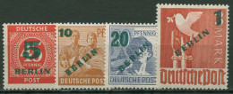 Berlin 1949 Grünaufdruck 64/67 Mit Falz - Nuovi