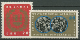 DDR 1965 Freier Deutscher Gewerkschaftsbund FDGB 1115/16 Postfrisch - Ongebruikt