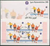 Bund Deutsche Sporthilfe 2001 Markenheftchen SMH 35 (2168) Gestempelt (C99082) - Andere & Zonder Classificatie