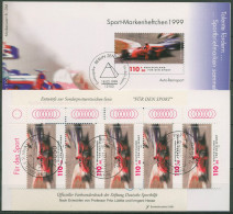 Bund Deutsche Sporthilfe 1999 Markenheftchen SMH 30 (2032) Gestempelt (C99073) - Other & Unclassified