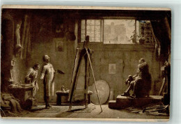 39787421 - Carl Spitzweg Staffelei Maler Atelier - Peintures & Tableaux