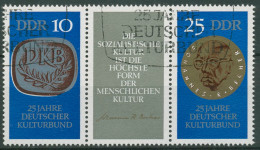 DDR 1970 Deutscher Kulturbund 1592/93 ZD Gestempelt - Used Stamps