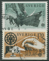 Schweden 1979 Europa CEPT Post-und Fernmeldewesen 1058/59 Gestempelt - Gebraucht