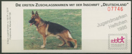 Bund Jugendmarke 1995 Hunde Markenheftchen (1799) MH 20 Postfrisch (C60173) - Altri & Non Classificati