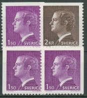 Schweden 1980 König Carl XVI.Gustav 1113/14 Postfrisch - Ungebraucht