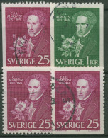 Schweden 1966 Schriftsteller Carl Almqvist 558/59 Gestempelt - Used Stamps