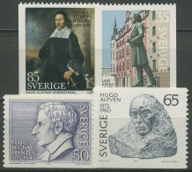 Schweden 1972 Persönlichkeiten Künstler 742/45 Postfrisch - Nuevos