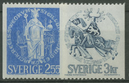 Schweden 1970 Magnus Ladulas, Erik Magnusson, Siegel 672/73 Y Postfrisch - Ungebraucht