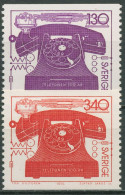 Schweden 1976 Das Telefon 939/40 Postfrisch - Unused Stamps