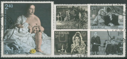 Schweden 1981 Schwedische Filmgeschichte 1168/72 Blockeinzelmarken Gestempelt - Gebruikt