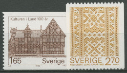 Schweden 1982 Kulturhistorisches Museum Lund 1193/94 Postfrisch - Unused Stamps