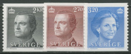 Schweden 1985 König Carl XVI. Gustav & Königin Silvia 1319/21 Postfrisch - Nuevos