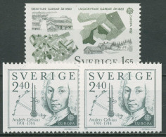 Schweden 1982 Europa CEPT Ereignisse Astronom Anders Celsius 1187/88 Postfrisch - Ungebraucht