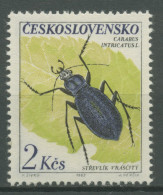 Tschechoslowakei 1962 Tiere Insekten Käfer Blauer Laufkäfer 1376 Postfrisch - Unused Stamps