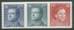Schweden 1986 König Carl XVI. Gustav & Königin Silvia 1369/71 Postfrisch - Neufs