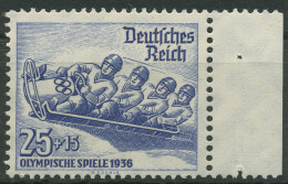 Deutsches Reich 1935 Olympische Winterspiele Rand Rechts 602 SR Re. Postfrisch - Neufs