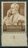 Deutsches Reich 1934 Dt. Nothilfe: Berufsstände Mit Unterrand 556 UR Postfrisch - Ongebruikt