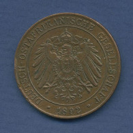 Deutsch- Ostafrikanische Gesellschaft 1 Pesa 1892, J 710 Vz (m6486) - Afrique Orientale Allemande
