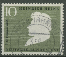 Bund 1956 100. Todestag Von Heinrich Heine 229 Mit TOP-Stempel - Used Stamps