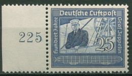 Deutsches Reich 1938 Graf Von Zeppelin Rand Links 669 SR Li. Postfrisch - Unused Stamps