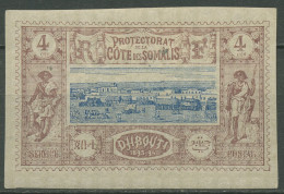 Franz. Somaliküste 1894 Stadtansicht 8 Mit Falz - Neufs