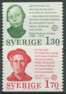 Schweden 1980 Europa CEPT Persönlichkeiten Joe Hill 1106/07 Postfrisch - Unused Stamps