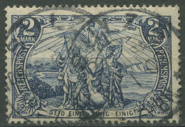 Deutsches Reich 1900 REICHSPOST Nord Und Süd Gemälde 64 II Gestempelt - Gebruikt