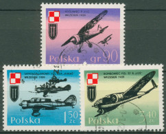 Polen 1971 Kriegsflugzeuge 2119/21 Gestempelt - Used Stamps