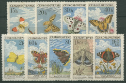 Tschechoslowakei 1961 Tiere Insekten Schmetterlinge 301/09 Postfrisch - Nuevos