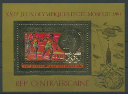 Zentralafrikanische Republik 1981 Olympia Block 122 A Postfrisch (C62545) - Central African Republic