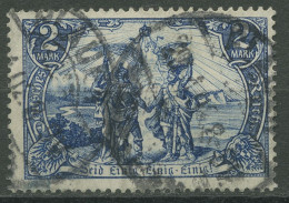 Deutsches Reich 1902 Nord Und Süd-Gemälde Ohne WZ, 79 Gestempelt Geprüft - Used Stamps