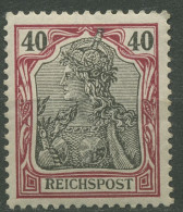 Deutsches Reich 1900 Germania REICHSPOST 60 Mit Falz - Neufs