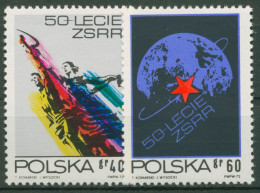 Polen 1972 50 Jahre Sowjetunion 2212/13 Postfrisch - Ongebruikt